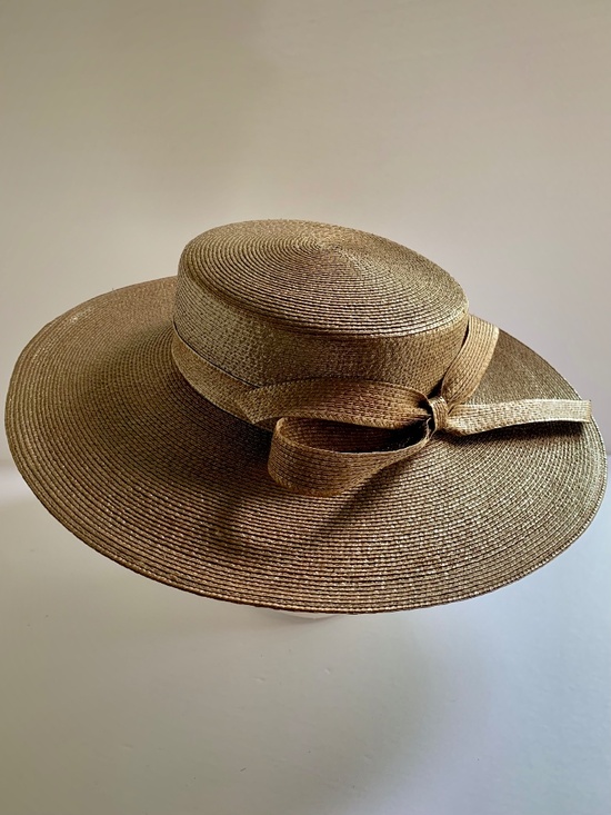 Vintage Kurt Jr Tom Hamm Boater Hat w/ Original Neiman Marcus Box main image 6